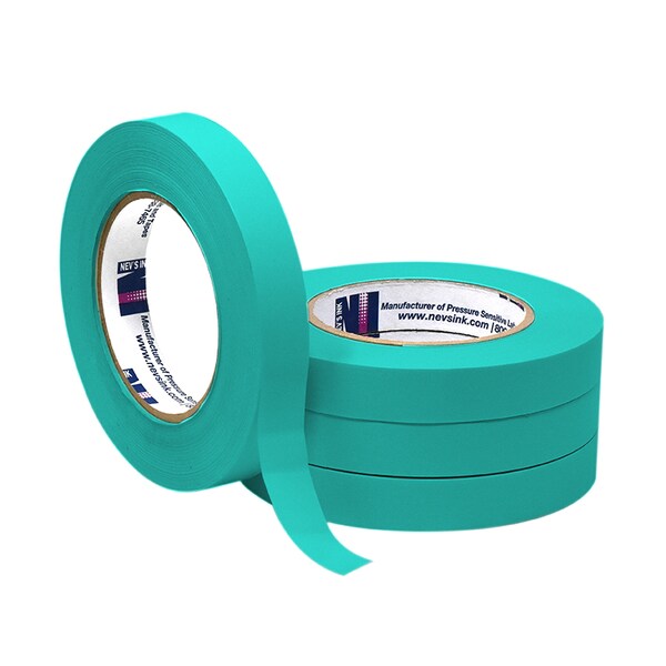 3/4 wide x 60yd Aqua Labeling Tape, PK4